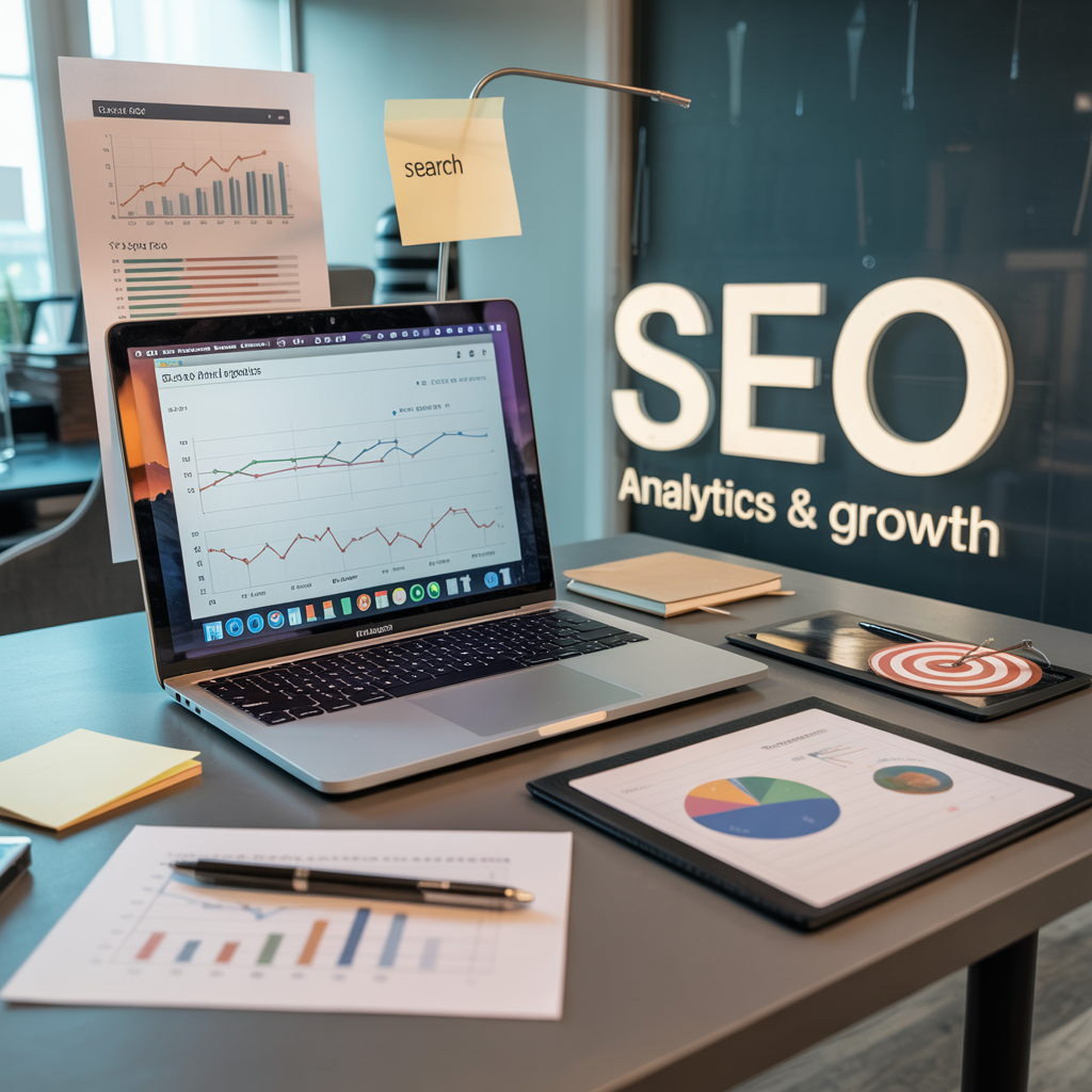 create-a-realistic-workspace-scene-repre_s8O0BuBxTbGigEAkejchQg_JKWaLKc7TJuo3dRaGHrOoA_hd SEO PACKAGES - Image 1